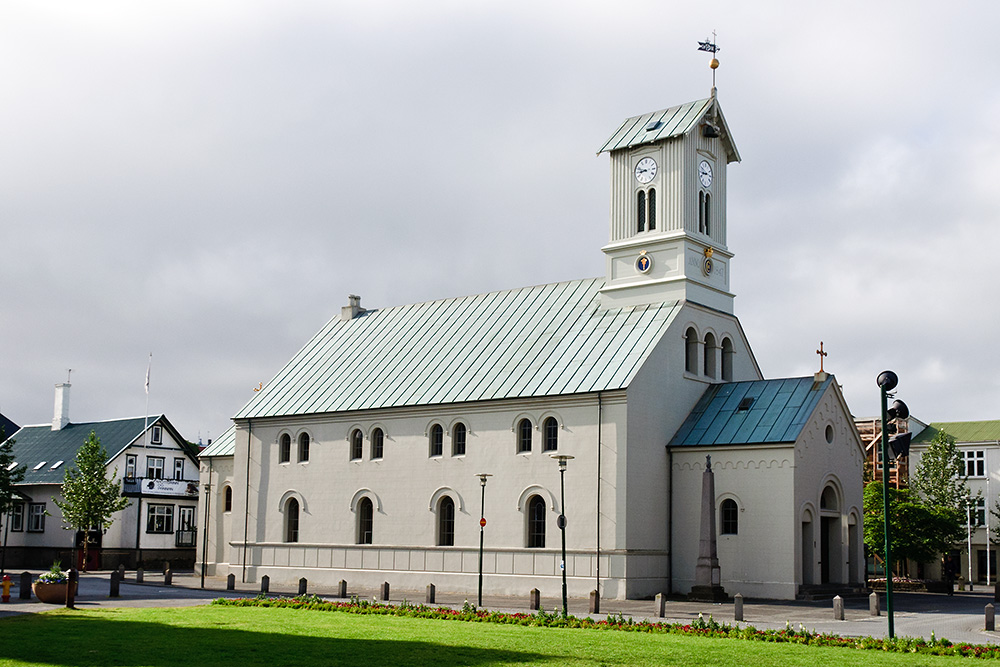 DSC90_18235AW.jpg - Katedrála (Domkirkjan) v Reykjavíku