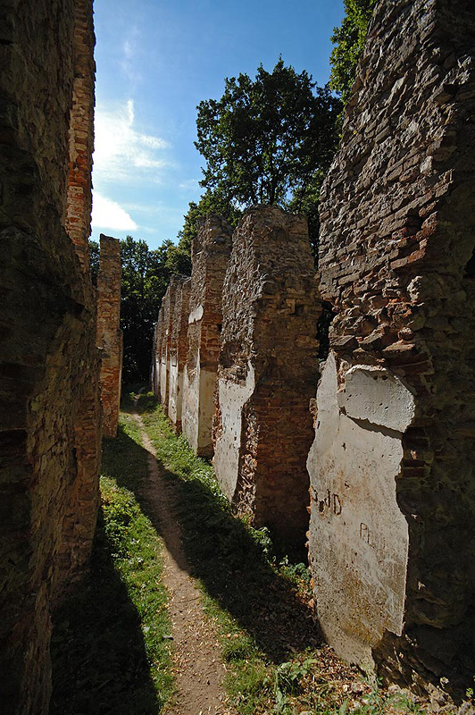 Katarinka-budovyW.jpg - Ruiny budovy kláštera