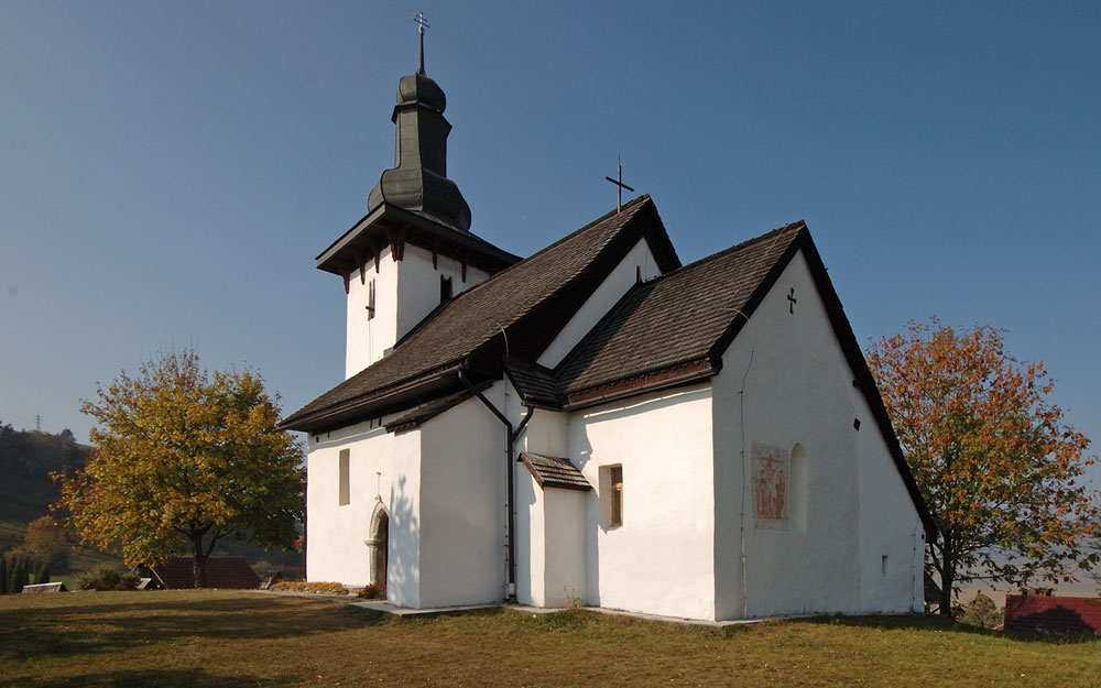 DSC12179-Martincek1.jpg - Původne gotický kostelík se zachovanými freskami